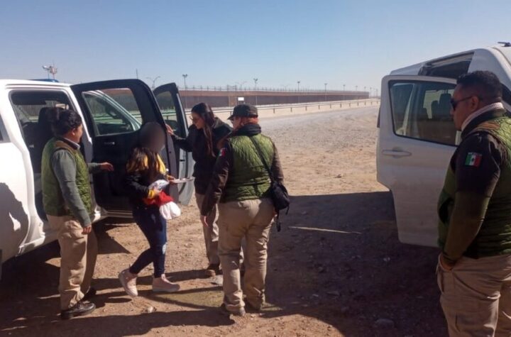 INM rescató a 11 niñas y niños y adolescentes en inmediaciones del Río Bravo de la zona fronteriza de Chihuahua